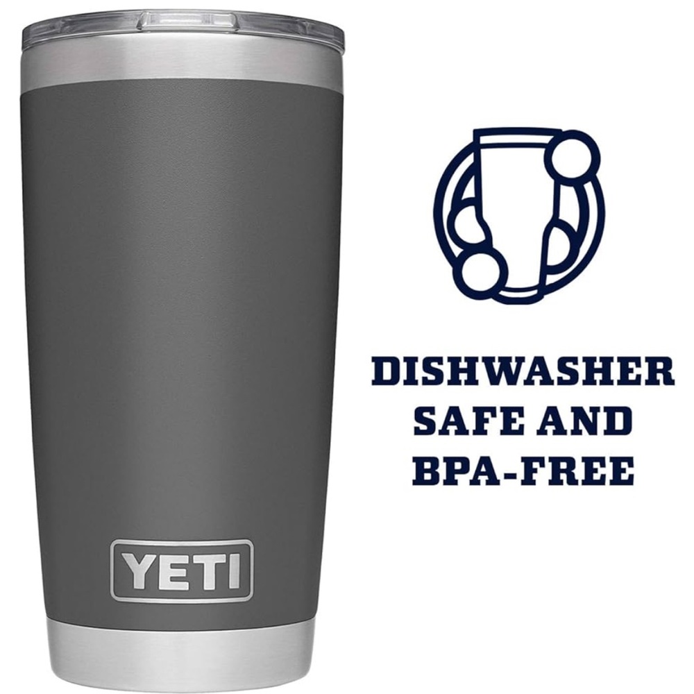 YETI Rambler 20 oz Tumbler - Gray - Picture 4 of 7